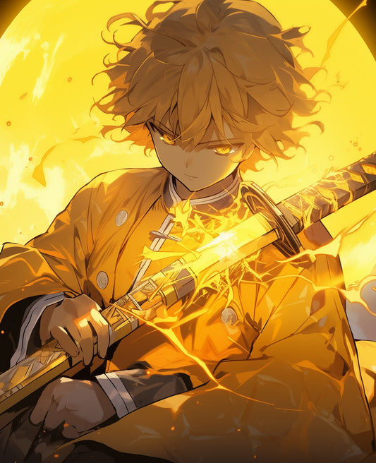 Zenitsu Thunder Form Poster